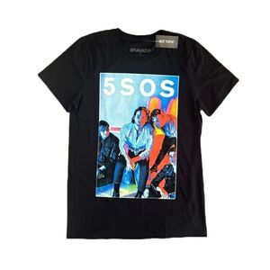 Hot Topic 5 Seconds Of Summer Youngblood Black T-Shirt‎ Size S